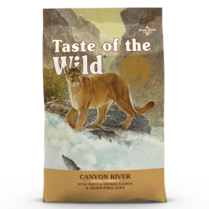 טייסט אוף דה וויילד קניון: מזון לחתולים – דגים גדול Taste Of The Wild Canyon River Feline Formula with Trout & Smoked Salmon