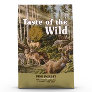 טייסט אוף דה ווילד פיין פורסט לכלבים – בשר אייל ועדשים - גדול Taste Of The Wild Pine Forest Canine Formula with Venison & Legumes