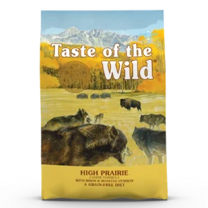 טייסט אוף דה ווילד פריירי: אוכל לכלבים – בשר ביזון ואייל - 12.2 ק״ג
