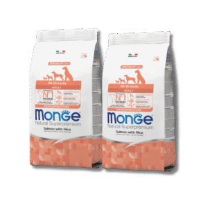 two bags of dog food